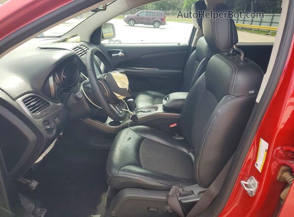 3C4PDCGG6HT644222 2017 DODGE JOURNEY Red Front interior view