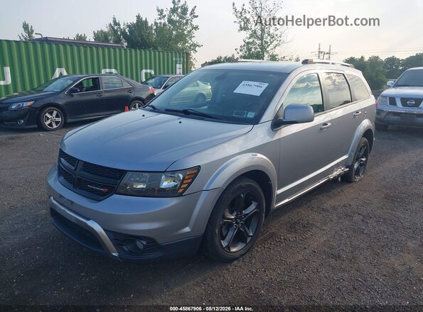 3C4PDCGG6JT516343 2018 DODGE JOURNEY Gray წინა მარცხენა ხედი სამი მეოთხედიდან