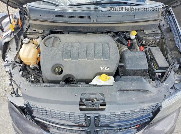 3C4PDCGG6KT809984 2019 DODGE JOURNEY Серый Вид задней части салона