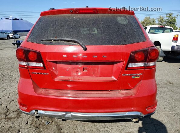 3C4PDCGG7JT379607 2018 DODGE JOURNEY Red Вид ззаду