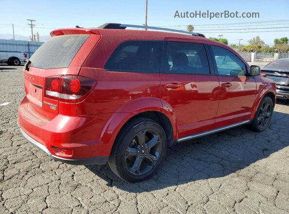 3C4PDCGG7JT379607 2018 DODGE JOURNEY Red Задня права чверть