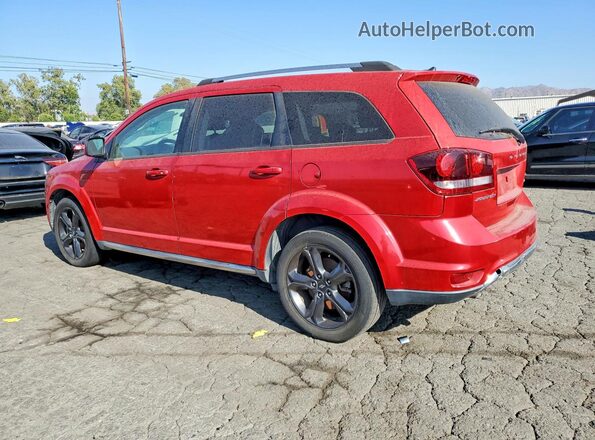 3C4PDCGG7JT379607 2018 DODGE JOURNEY Red Задня ліва чверть