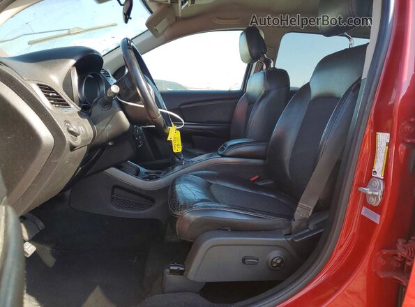 3C4PDCGG7JT379607 2018 DODGE JOURNEY Red Вид салону спереду