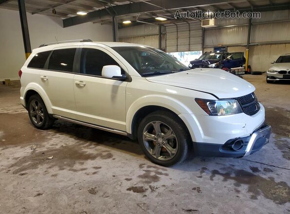 3C4PDCGG9GT131707 2016 DODGE JOURNEY White Przód prawy