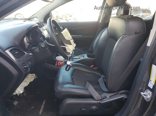 3C4PDCGG9HT501202 2017 DODGE JOURNEY Gray Вид салону спереду