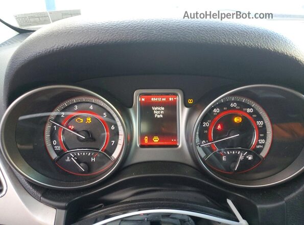 3C4PDCGG9HT501202 2017 DODGE JOURNEY Gray Вид щитка приладів