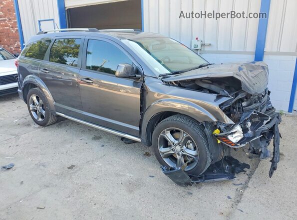 3C4PDCGG9HT501202 2017 DODGE JOURNEY Gray Передня права чверть