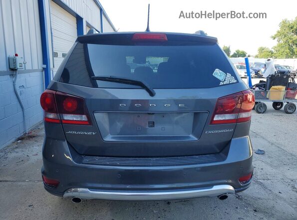 3C4PDCGG9HT501202 2017 DODGE JOURNEY Gray Вид ззаду