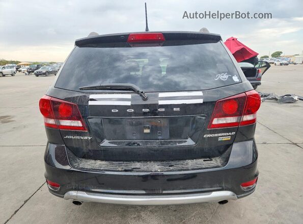 3C4PDCGGXHT590083 2017 DODGE JOURNEY Black Widok tylnych siedzeń