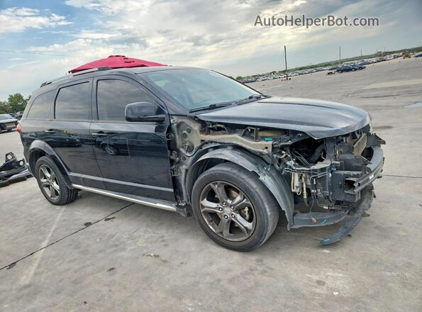 3C4PDCGGXHT590083 2017 DODGE JOURNEY Black Widok wnętrza z przodu