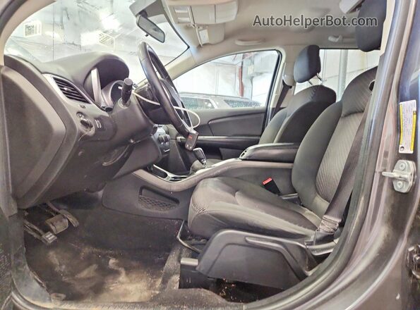 3C4PDDAG1JT302701 2018 DODGE JOURNEY Gray Вид салону спереду