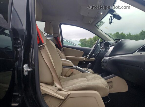 3C4PDDAG2JT387340 2018 DODGE JOURNEY Черный Вид салона спереди