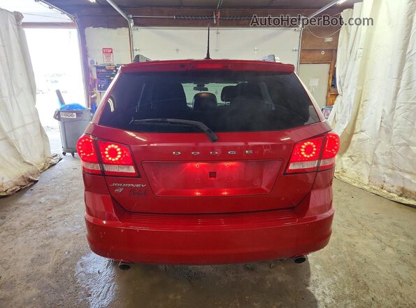 3C4PDDAG3JT389324 2018 DODGE JOURNEY Red Rear view