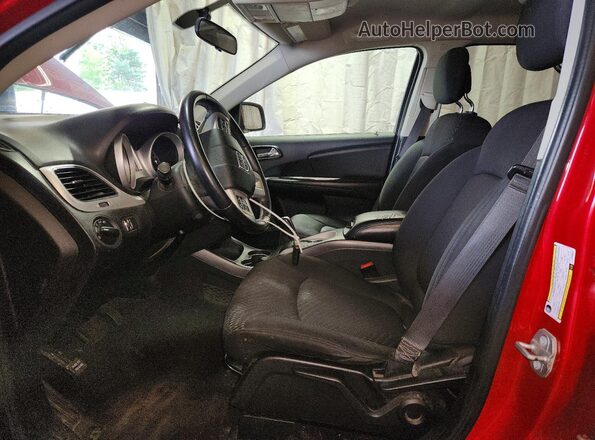 3C4PDDAG3JT389324 2018 DODGE JOURNEY Red Front interior view