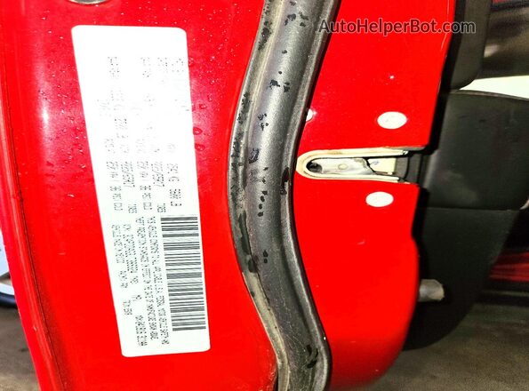 3C4PDDAG3JT389324 2018 DODGE JOURNEY Red VIN sticker view