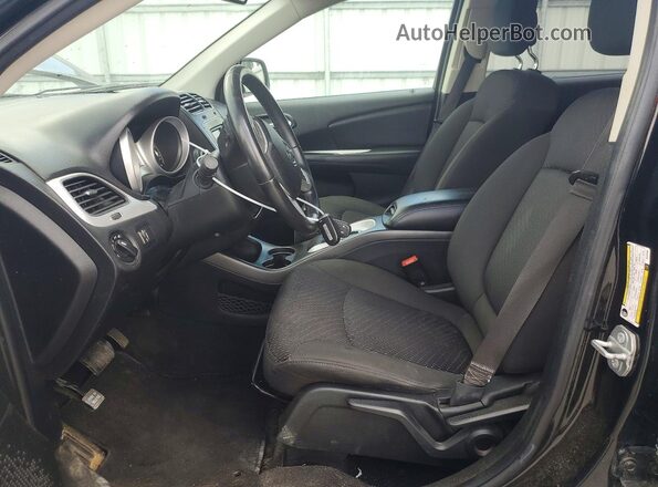 3C4PDDAG3JT431586 2018 DODGE JOURNEY Черный Вид салона спереди