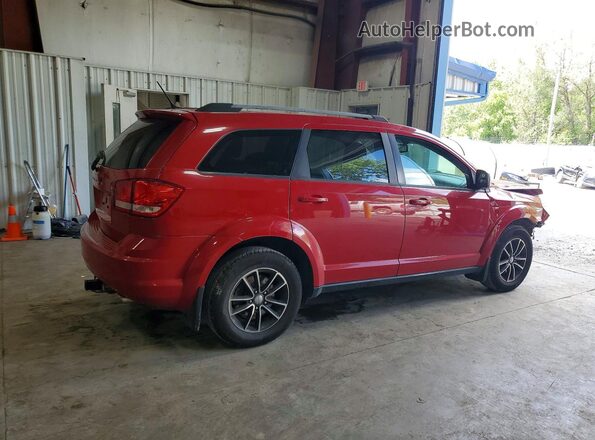 3C4PDDAG5HT639107 2017 DODGE JOURNEY Red Задня права чверть