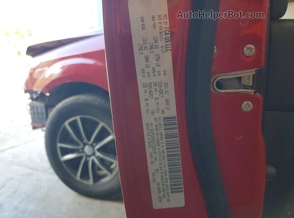 3C4PDDAG5HT639107 2017 DODGE JOURNEY Red Вид підкапотного простору