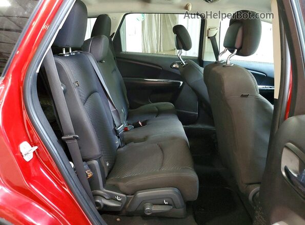 3C4PDDAG5HT639107 2017 DODGE JOURNEY Red Вид задніх сидінь