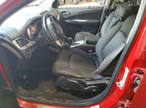 3C4PDDAG5HT639107 2017 DODGE JOURNEY Red Вид салону спереду
