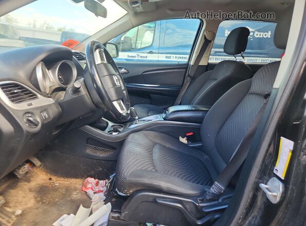 3C4PDDAG7JT257747 2018 DODGE JOURNEY Black წინა სალონის ხედი