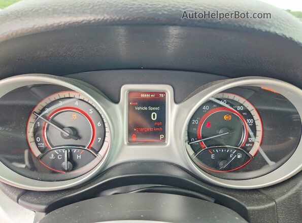 3C4PDDBG1GT183362 2016 DODGE JOURNEY Белый Вид щитка приборов