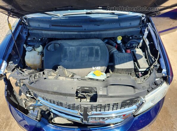 3C4PDDBG2HT556040 2017 DODGE JOURNEY Blue ძრავის განყოფილების ხედი