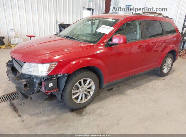 3C4PDDBG3HT677918 2017 DODGE JOURNEY Red Առջևի ձախ երեք քառորդ տեսարան