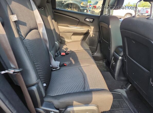 3C4PDDBG3JT390276 2018 DODGE JOURNEY Black უკანა სალონის ხედი