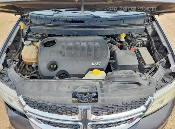 3C4PDDBG4HT535304 2017 DODGE JOURNEY Gray ძრავის განყოფილების ხედი