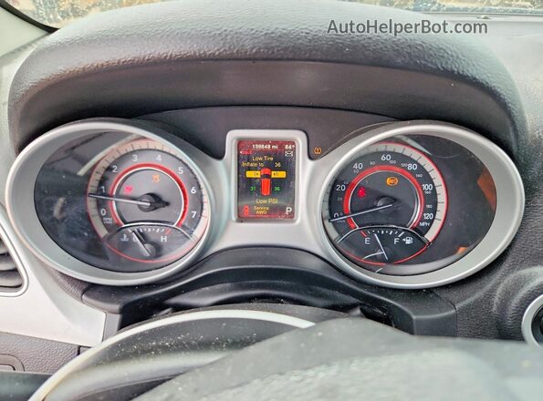 3C4PDDBG4HT535304 2017 DODGE JOURNEY Gray ხელსაწყოთა პანელის ხედი