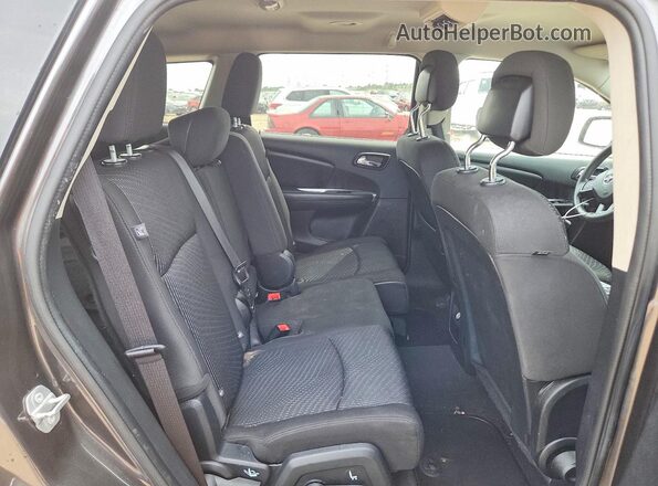 3C4PDDBG4HT535304 2017 DODGE JOURNEY Gray უკანა სალონის ხედი