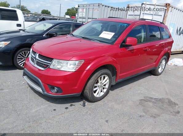 3C4PDDBG5GT150221 2016 DODGE JOURNEY Красный Передняя левая четверть