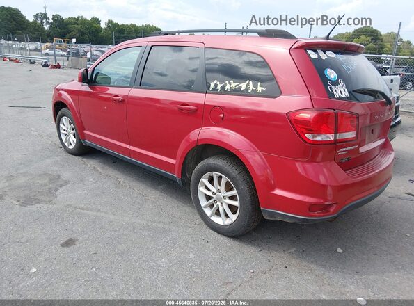 3C4PDDBG5GT150221 2016 DODGE JOURNEY Красный Задняя левая четверть