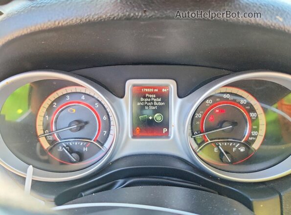 3C4PDDBG6HT578865 2017 DODGE JOURNEY Black Vista del cuadro de instrumentos