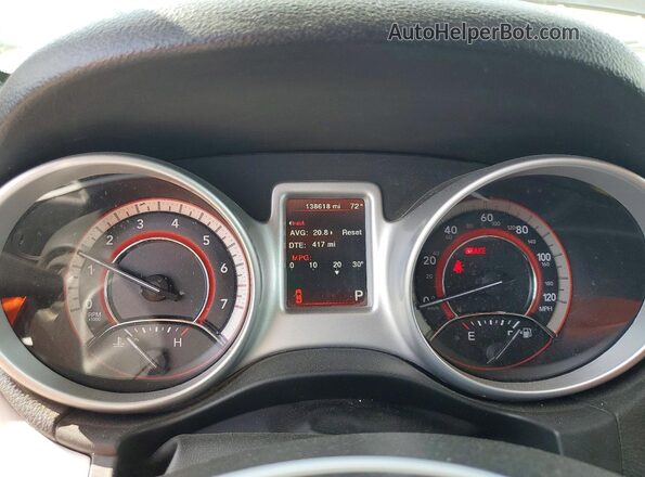 3C4PDDBG6HT592331 2017 DODGE JOURNEY Gray Սարքավորումների վահանակի տեսք