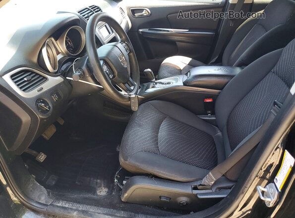 3C4PDDBG8GT101000 2016 DODGE JOURNEY Черный Вид салона спереди