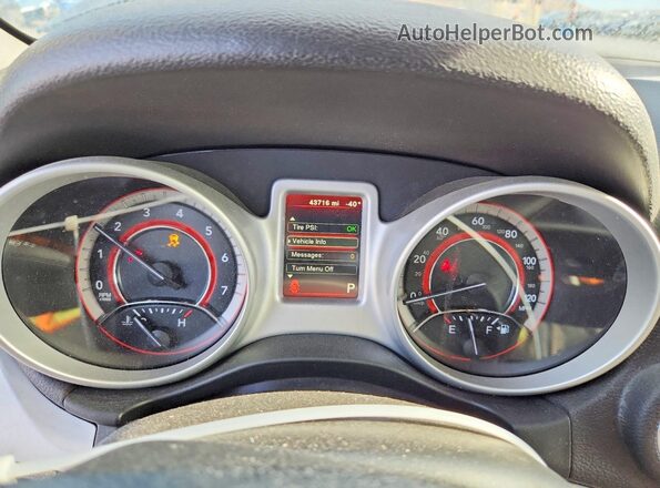 3C4PDDBG8HT565292 2017 DODGE JOURNEY Серый Вид щитка приборов