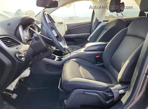 3C4PDDBG8HT565292 2017 DODGE JOURNEY Серый Вид салона спереди