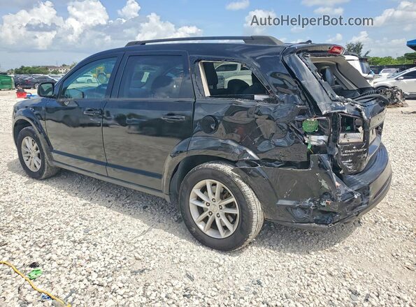 3C4PDDBG8HT592038 2017 DODGE JOURNEY Black Rear left