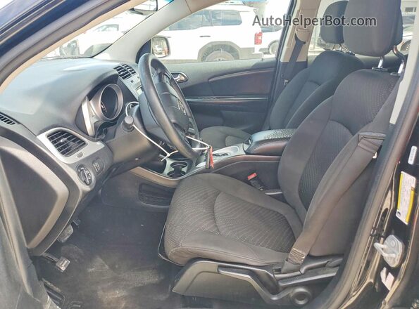 3C4PDDBG8HT592038 2017 DODGE JOURNEY Black Front interior view
