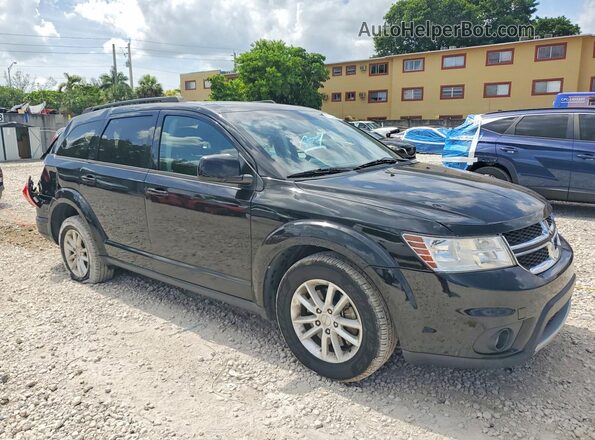 3C4PDDBG8HT592038 2017 DODGE JOURNEY Black Front right