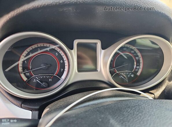 3C4PDDBG8HT639312 2017 DODGE JOURNEY Gray Вид щитка приладів
