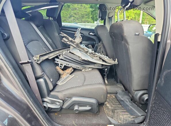 3C4PDDBG8HT639312 2017 DODGE JOURNEY Gray Вид задньої частини салону