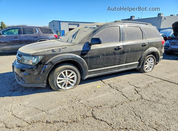 3C4PDDBGXGT159805 2016 DODGE JOURNEY Black Rear left