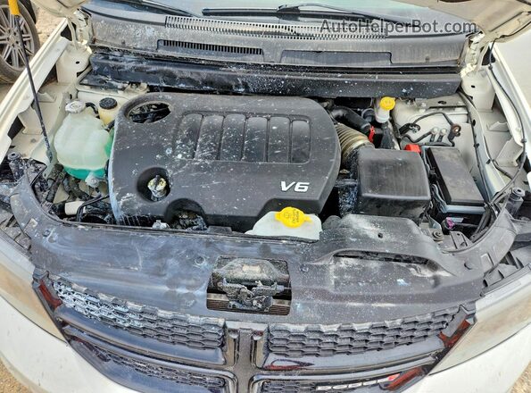 3C4PDDEG0HT639252 2017 DODGE JOURNEY White Engine compartment view