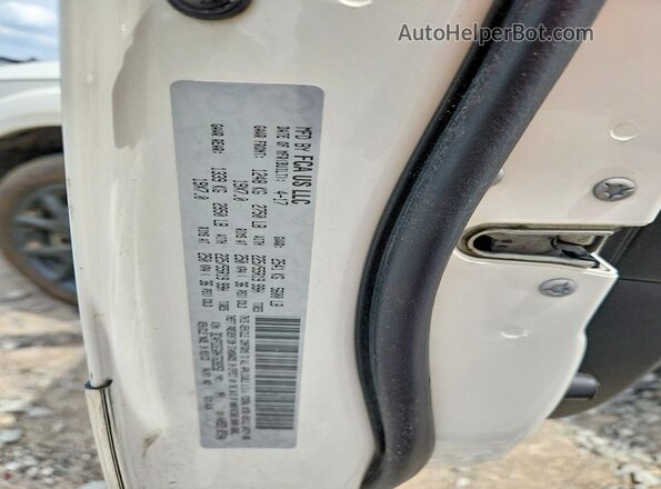 3C4PDDEG0HT639252 2017 DODGE JOURNEY White VIN sticker view