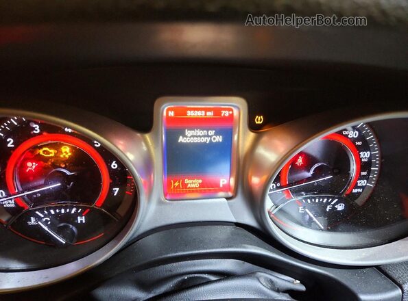 3C4PDDEG1KT732451 2019 DODGE JOURNEY Black Vista del cuadro de instrumentos