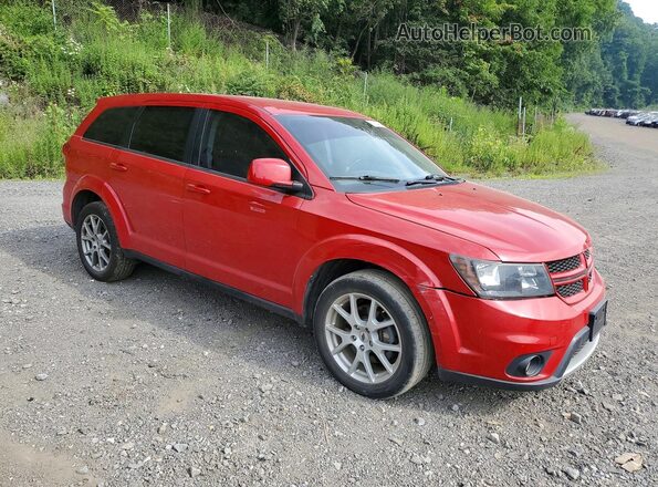 3C4PDDEG1KT738850 2019 DODGE JOURNEY Красный Передняя правая четверть