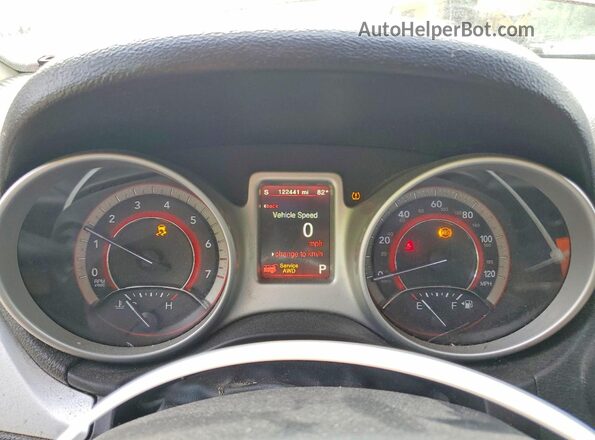 3C4PDDEG1KT738850 2019 DODGE JOURNEY Красный Вид щитка приборов